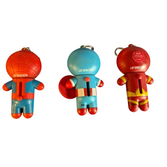 Lip Smacker Marvel, keychain, lip balm‎ kids  Spiderman, Ironman Captain America - Picture 2 of 14